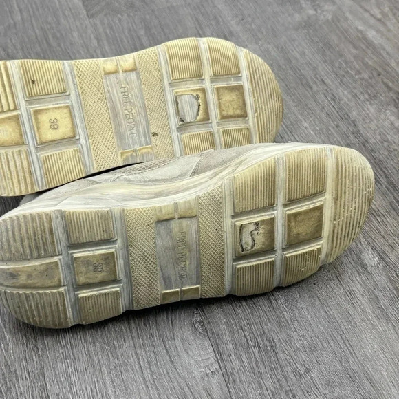 Free People Let's Wander Distressed Washed Sneakers - Picture 11 of 14